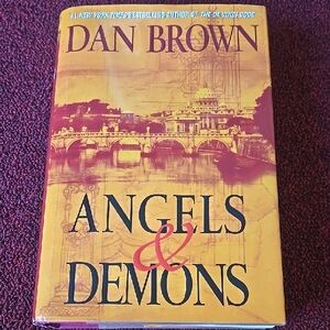 's 'Angels & Demons' Hardcover Book - Yellow and Red Cover